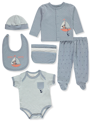 Duck Duck Goose Baby Boys' 9-Piece Layette Gift Set - CookiesKids.com