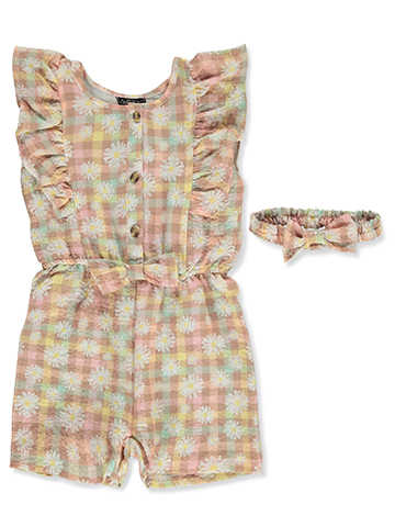 My Destiny Baby Girls' 2-Piece Romper Set Outfit - CookiesKids.com