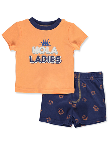 Duck Duck Goose Baby Boys' 2-Piece Sunshine Shorts Set Outfit - CookiesKids.com