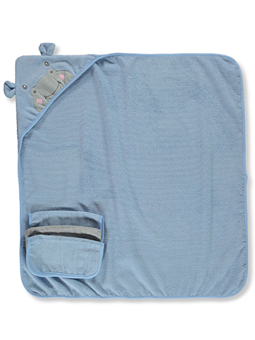Duck Duck Goose Baby Boys' 4-Piece Hooded Bath Towel & Washcloths Set - CookiesKids.com