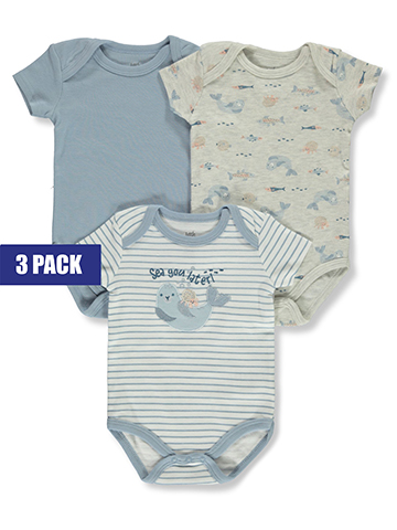 Little Me Baby Boys' 3-Pack Bodysuits - CookiesKids.com