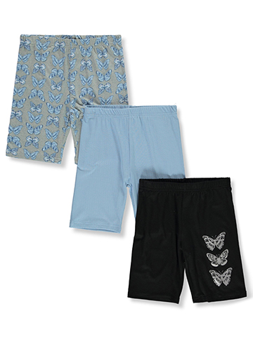 Real Love Girls' 3-Pack Bike Shorts - CookiesKids.com