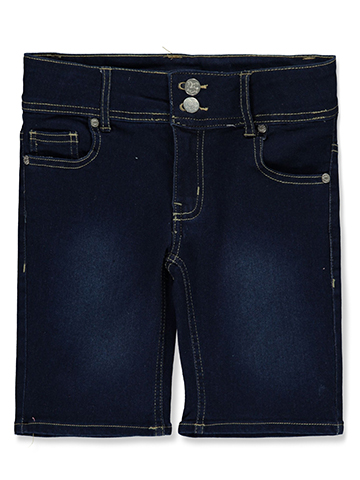 Real Love Girls' Super Stretch Denim Bermuda Shorts - CookiesKids.com