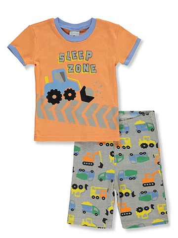 Mon Petit Boys' 2-Piece Construction Pajamas Set - CookiesKids.com