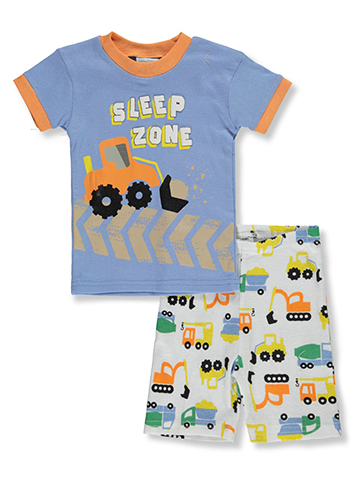 Mon Petit Baby Boys' 2-Piece Construction Pajamas Set - CookiesKids.com