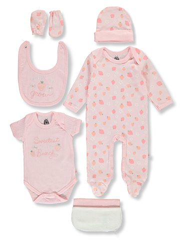 Millie  & Miles Baby Girls' 8-Piece Layette Gift Set - CookiesKids.com