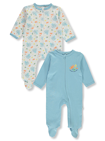 Duck Duck Goose Baby Boys' 2-Pack Footed Coveralls - CookiesKids.com