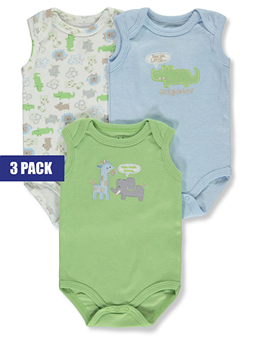 Millie & Miles Baby Boys' 3-Pack Bodysuits - CookiesKids.com