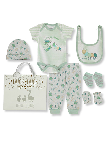 Duck Duck Goose Baby Boys' 8-Piece Layette Gift Set - CookiesKids.com