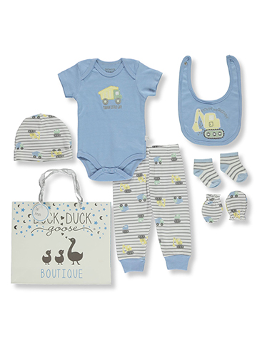 Duck Duck Goose Baby Boys' 8-Piece Layette Gift Set - CookiesKids.com