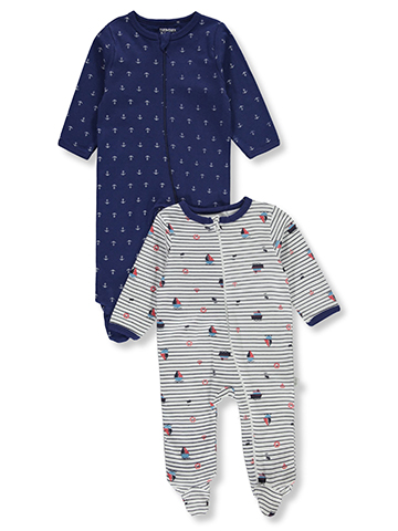 Duck Duck Goose Baby Boys' 2-Pack Footed Coveralls - CookiesKids.com