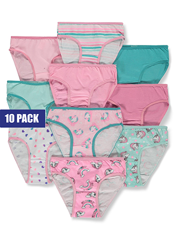 Rene Rofe Girls' 10-Pack Underwear - CookiesKids.com
