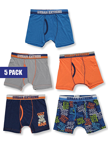 Urban Extreme Boys' 5-Pack Boxer Briefs - CookiesKids.com