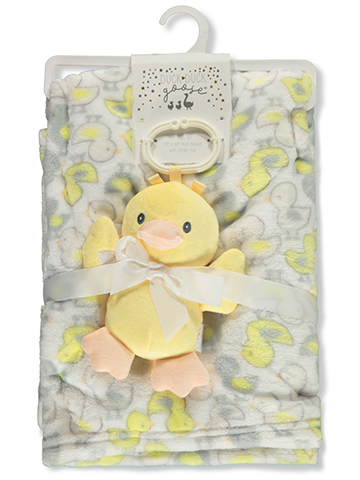 Duck Duck Goose Baby Boys' 2-Piece Baby Blanket & Plushie Set - CookiesKids.com