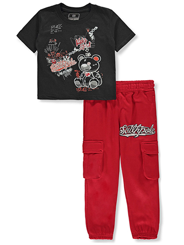 Southpole Boys' 2-Piece Joggers Set Outfit - CookiesKids.com