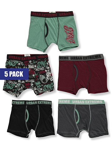 Urban Extreme 5-Pack Briefs Underwear - CookiesKids.com