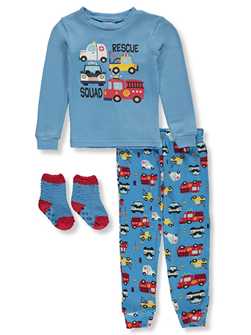 Mon Petit Boys' 3-Piece Pajamas Set - CookiesKids.com