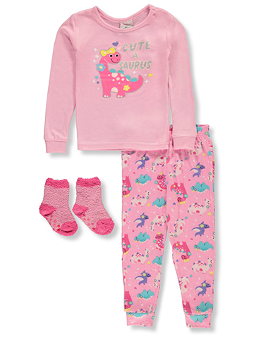 Mon Petit Girls' 3-Piece Pajamas Set - CookiesKids.com