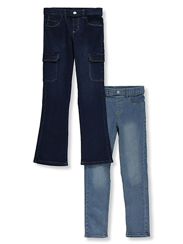 Real Love Girls' 2-Pack Denim Jeggings - CookiesKids.com