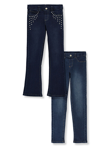 Real Love Girls' 2-Pack Denim Jeggings - CookiesKids.com