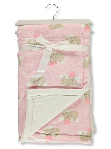 Duck Duck Goose Baby Girls' Bear Baby Blanket - CookiesKids.com