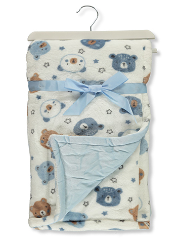 Duck Duck Goose Baby Boys' Bear Baby Blanket - CookiesKids.com