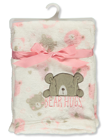 Duck Duck Goose Baby Girls' Bear Baby Blanket - CookiesKids.com