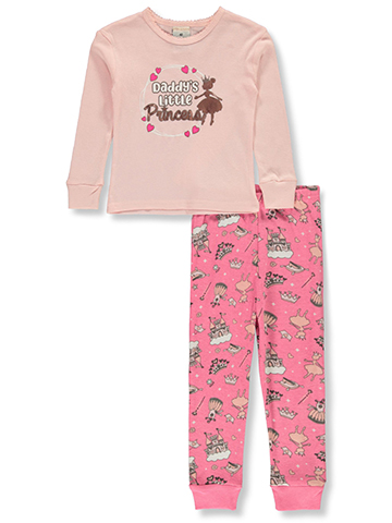 Princess Rose Girls' 2-Piece Love Pajama Set - CookiesKids.com