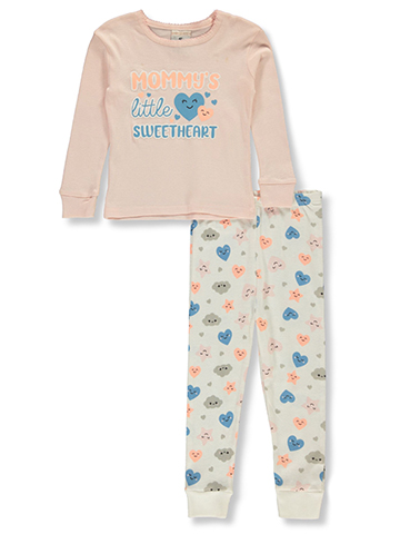 Princess Rose Girls' 2-Piece Sweetheart Pajama Set - CookiesKids.com
