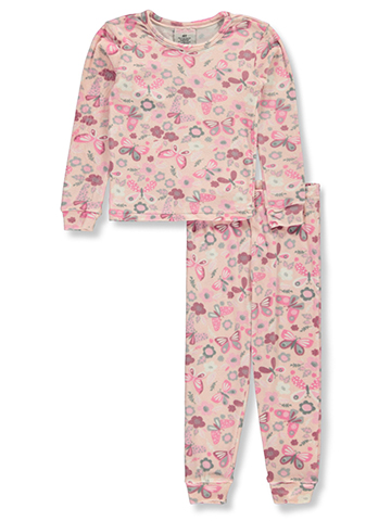 Mon Petit Girls' 2-Piece Butterfly Pajamas - CookiesKids.com