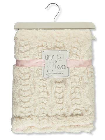 Little & Loved Girls' UltraPlush Baby Blanket - CookiesKids.com