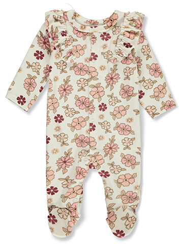 Millie & Myles Baby Girls' Floral Coveralls - CookiesKids.com