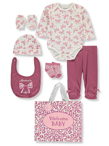 Duck Duck Goose Baby Girls' 8-Piece Layette Gift Set - CookiesKids.com