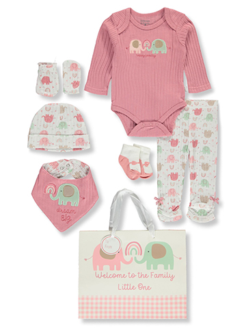 Duck Duck Goose Baby Girls' 8-Piece Layette Gift Set - CookiesKids.com