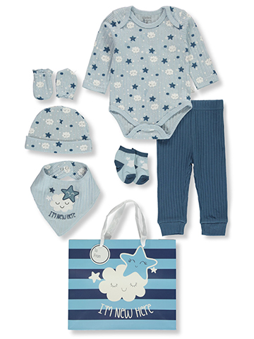 Duck Duck Goose Baby Boys' 8-Piece Layette Gift Set - CookiesKids.com