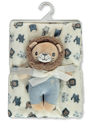 Duck Duck Goose Baby Boys' 2-Piece Plush Blanket Toy Set - CookiesKids.com