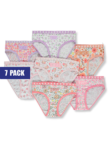 Delia's Girl Girls' 7-Pack Days Briefs Underwear - CookiesKids.com