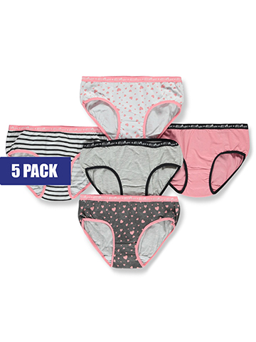 Delia's Girl Girls' 5-Pack Flower Briefs Underwear - CookiesKids.com