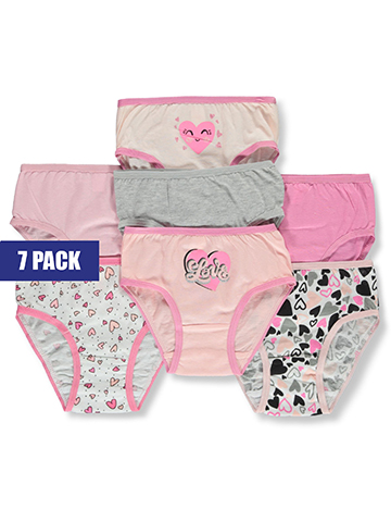 Real Love Girls' 7-Pack Pointelle Underwear - CookiesKids.com