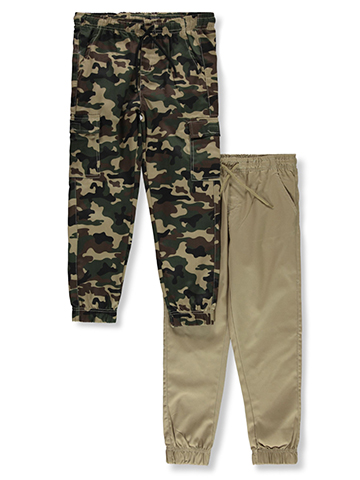Quad Seven Boys' 2-Pack Woven Cargo Pants - CookiesKids.com