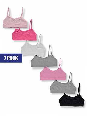 Real Love Girls' 7-Pack Bras - CookiesKids.com