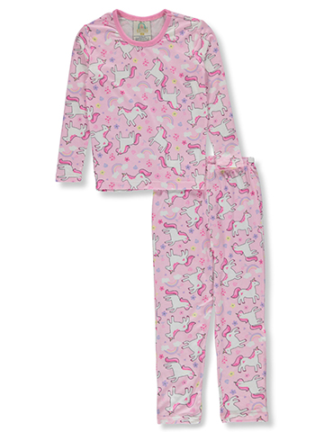 Millie & Myles Girls' 2-Piece Unicorn Bamboo Pajamas - CookiesKids.com