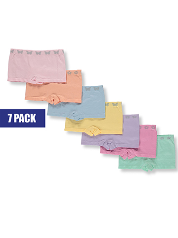 Princess Rose Girls' 7-Pack Boy Shorts - CookiesKids.com