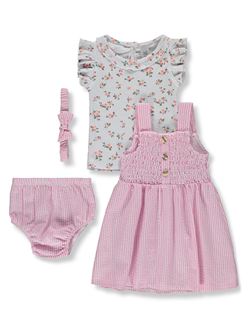 Real Love Baby Girls' 4-Piece Jumper Set Outfit - CookiesKids.com