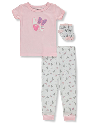 Millie & Myles Baby Girls' 3-Piece Pants Set Outfit - CookiesKids.com