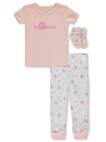 Millie & Myles Baby Girls' 3-Piece Ballerina Pants Set Outfit - CookiesKids.com