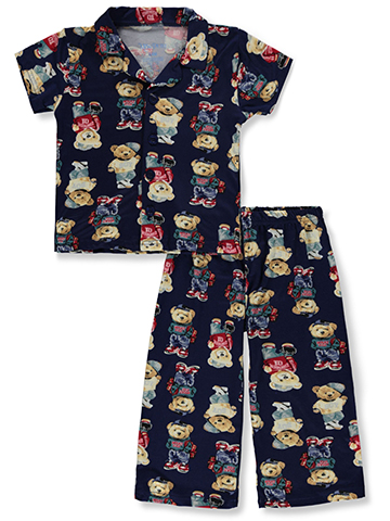 Mon Petit Baby Boys' 2-Piece Bear Coat Pajamas Set - CookiesKids.com