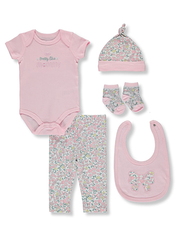 Duck Duck Goose Baby Girls' 5-Piece Layette Set - CookiesKids.com