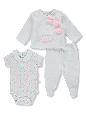 Duck Duck Goose Baby Girls' 3-Piece Layette Set - CookiesKids.com