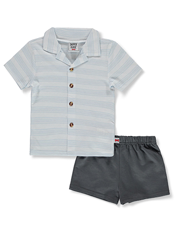 Dapper Dude Baby Boys' 2-Piece Shorts Set Outfit - CookiesKids.com